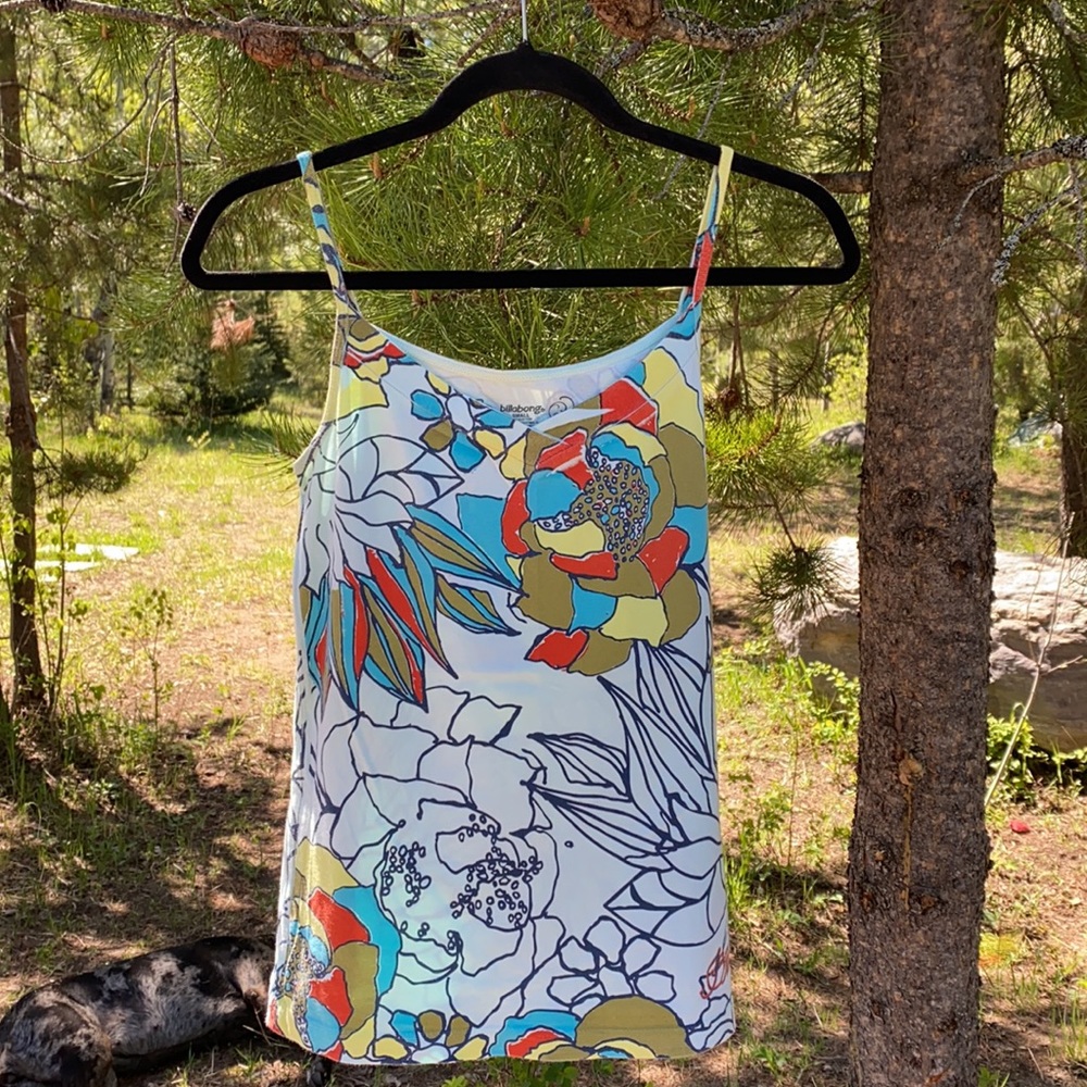 Billabong Floral Pattern Tank Top